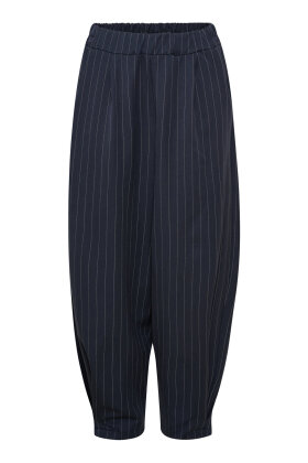 Marta du chateau - MdcNebula Pants Nålestribet - Navy