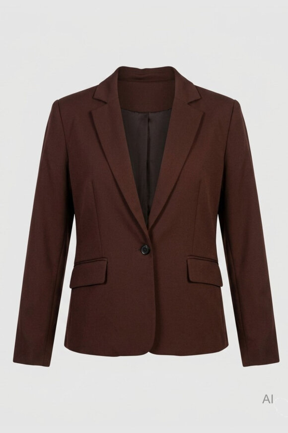 Elton - ETNoella Blazer Jakke - Brun Elton - ETNoella Blazer Jakke - Brun