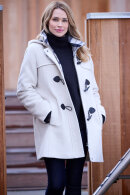 Junge - SSophie Duffel Coat - Off White Junge - SSophie Duffel Coat - Off White