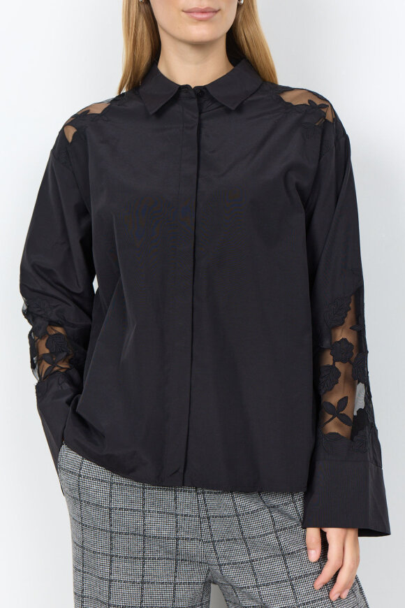 SoyaConcept - SC-Netti 146 Skjorte - Sort SoyaConcept - SC-Netti 146 Skjorte - Sort