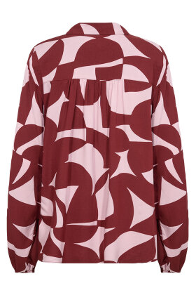 SoyaConcept - SC-Hanni AOP 2 Bluse - Rød