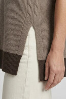 Lind - LiLevi Waistcoat - Strikvest - Brun Lind - LiLevi Waistcoat - Strikvest - Brun