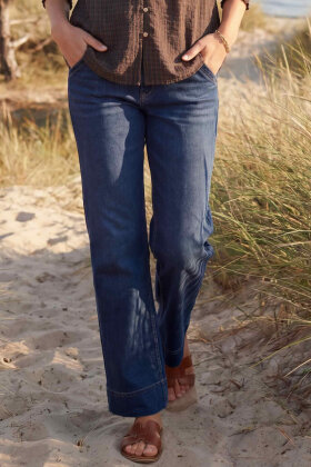 Prepair - Malia Jeans Brede Ben - Mørk Denim