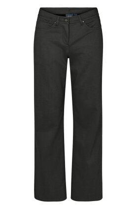 Laurie - Amelia Straight Kraftig Twill - Sort