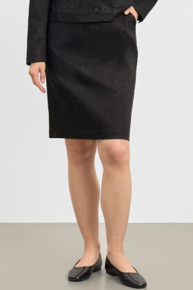 Laurie - Simone Nederdel Print - Sort 