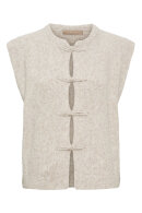 Marta du chateau - MdcCelestia Strik Vest - Beige Melange Marta du chateau - MdcCelestia Strik Vest - Beige Melange