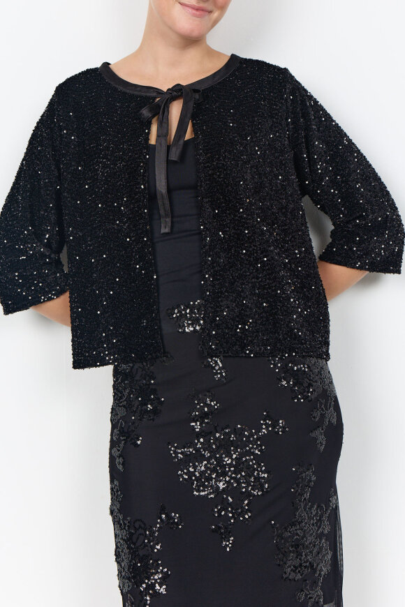 SoyaConcept - SC-Jasleen 3 Cardigan Bolero - Sort