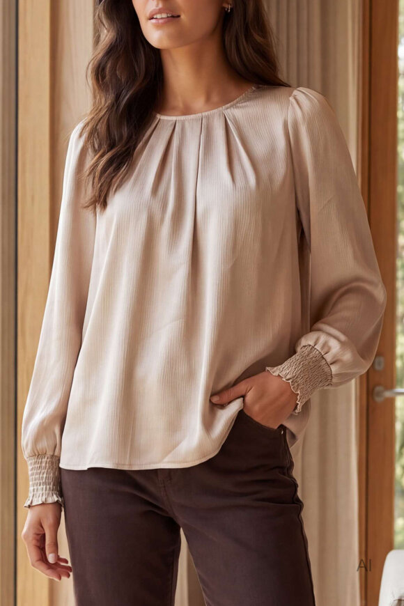 Prepair - Carolyn Bluse - Sand Prepair - Carolyn Bluse - Sand