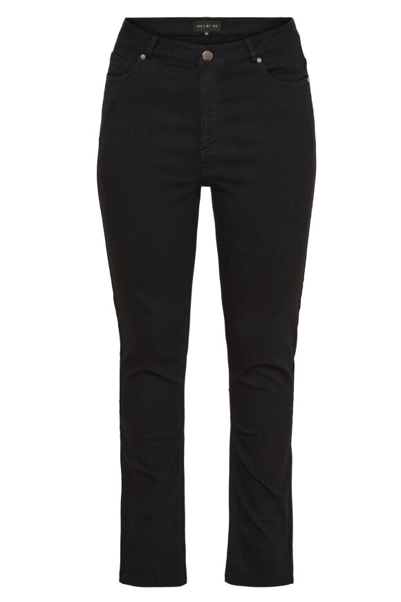 No.1 by OX - Stretch Jeans Narrow Hem - Sort