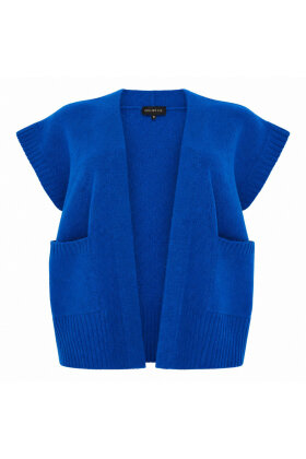 No.1 by OX - Short Waistcoat - Strikvest - Blå