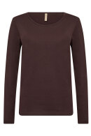 SoyaConcept - SC-Pylle 2 - Ensfarvet T-shirt - Brun SoyaConcept - SC-Pylle 2 - Ensfarvet T-shirt - Brun
