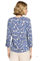 Betty Barclay - Print T-shirt - Blå Betty Barclay - Print T-shirt - Blå