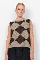 SoyaConcept - SC-Janti 1 Waistcoat Strikvest - Brun SoyaConcept - SC-Janti 1 Waistcoat Strikvest - Brun