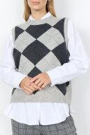 SoyaConcept - SC-Janti 1 Waistcoat Strikvest - Grå SoyaConcept - SC-Janti 1 Waistcoat Strikvest - Grå