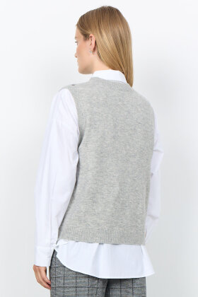 SoyaConcept - SC-Janti 1 Waistcoat Strikvest - Grå