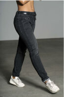 Pulz - Stacia Curved Skinny Jeans Sort